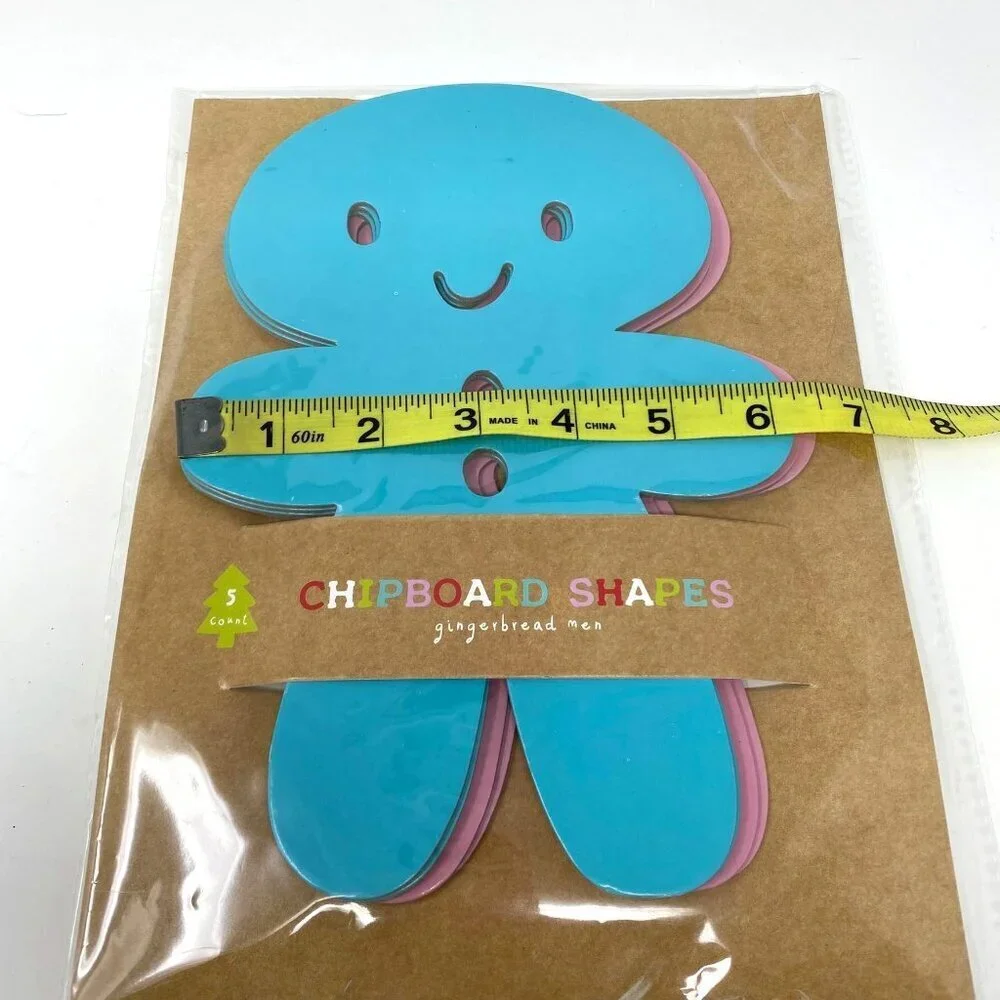 Target Gingerbread Men Chipboard Shapes 5 Count School Decor Teachers Scrapbook